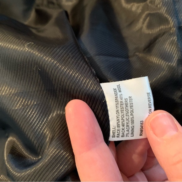 Calvin Klein Long Black Coat - Picture 6 of 8